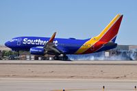 N932WN @ KBOI - Touch down on RWY 10L. - by Gerald Howard