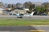 N704JH @ SZP - 1976 Cessna 150M, Continental O-200 100 Hp, another landing roll Rwy 22 - by Doug Robertson