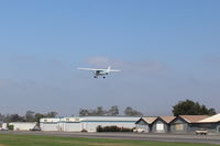 N704JH @ SZP - 1976 Cessna 150M, Continental O-200 100 Hp, takeoff climb Rwy 22 - by Doug Robertson