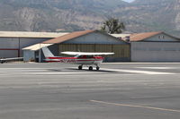 N714HH @ SZP - 1977 Cessna 150M, Continental O-200 100 Hp, takeoff roll Rwy 22 - by Doug Robertson