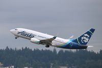 N614AS @ KPDX - Boeing 737-700 - by Mark Pasqualino