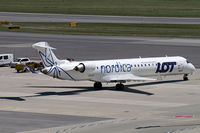 ES-ACI @ VIE - Nordica (LOT Polish Airlines) Canadair Regionaljet 900 - by Thomas Ramgraber
