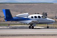 N228BS @ KBOI - landing roll out on RWY 28R. - by Gerald Howard