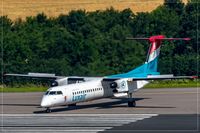 LX-LGM @ EDDR - De Havilland Canada DHC-8-402Q - by Jerzy Maciaszek