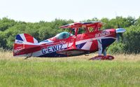 G-EWIZ @ EGFH - Prior to displaying on day 1 of WNAS18. - by Roger Winser