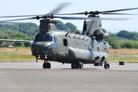 ZH891 @ EGFH - 27 Squadron RAF Chinook display helicopter brought up to HC.6A standards. - by Roger Winser