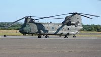ZH891 @ EGFH - 27 Squadron RAF display Chinook brought up to HC.6A standards. - by Roger Winser
