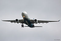A40-DF @ EGCC - Oman Air Landing EGCC - by Clive Pattle