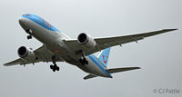 G-TUIC @ EGCC - Evening landing at Manchester EGCC - by Clive Pattle