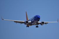 N443WN @ KBOI - Approach to RWY 10L. - by Gerald Howard