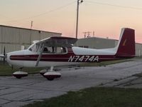 N7474A @ KDVN - Just got back from a evening flight - by Floyd Taber