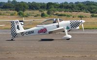 G-CIBM @ EGFH - Raven 4 departing to display with 5-ship Team Raven on day 1 of WNAS18. - by Roger Winser