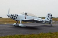G-CJSM @ EGFH - Raven 2 arriving after displaying with 5-ship Team Raven on day 2 of WNAS18. - by Roger Winser