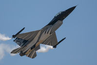 FA-101 @ EGDY - Underside of Dark Falcon scheme for 2018 Belgian AF F-16 display team nicely shown in high alpha pass - by alanh