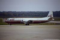 G-APEM @ EDDK - Vickers V953V Merchantman - ELAN The Overnight Delivery System 'Agamemnon' - 716 - G-APEM - 14.10.1988 - CGN - by Ralf Winter