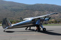 N1298B @ SZP - 1947 LUSCOMBE 8E SILVAIRE, Continental C85 85 Hp, spotting the aircraft - by Doug Robertson