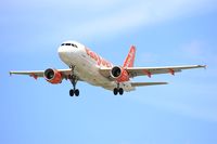 G-EZBJ @ LFBD - Airbus A319-111, Short approach rwy 23, Bordeaux-Mérignac airport (LFBD-BOD) - by Yves-Q