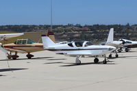 N41MJ @ CMA - James GLASAIR II-S RG - by Doug Robertson