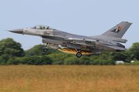 FA-106 @ LFRJ - SABCA F-16AM Fighting Falcon, Take off rwy 26, Landivisiau Naval Air Base (LFRJ) Tiger Meet 2017 - by Yves-Q