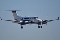 N119SL @ KBOI - Landing RWY 10R. 1990 Beech B350,cn FL8. - by Gerald Howard