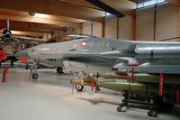 E-174 @ EKVJ - Royal Danish Air Force F-16AM in Danmarks Flymuseum at Stauning airport