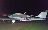 N494P @ KDVN - Overnight at Carver Aero Ramp KDVN - by Floyd Taber