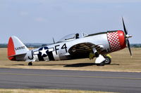G-THUN @ EGSU - Departing from Duxford. - by Graham Reeve