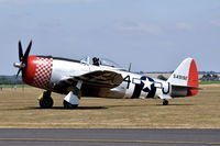 G-THUN @ EGSU - Departing from Duxford. - by Graham Reeve