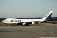 N608FF @ EDDK - Boeing 747-131 - FF TOW Tower Air ist American Express - 19672 - N608FF - 02.1993 - CGN - by Ralf Winter