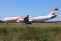 OO-ABA @ LFBD - Ready for take off RWY05 to Brussels CRL. - by Arthur CHI YEN
