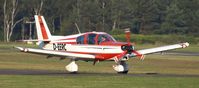 D-EERC @ EDLB - taxi to rwy - by Volker Leissing