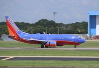 N487WN @ KTPA - Boeing 737-700 - by Mark Pasqualino