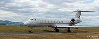 N517QS @ EGPN - At Dundee for the 2018 British Open Golf Championships at nearby Carnoustie. - by Clive Pattle