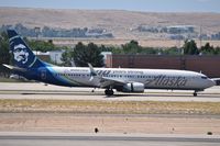 N248AK @ KBOI - Landing roll out on RWY 28L. - by Gerald Howard