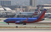N493WN @ KLAX - Boeing 737-700 - by Mark Pasqualino