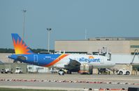 N332NV @ KRFD - Airbus A319-111 - by Mark Pasqualino