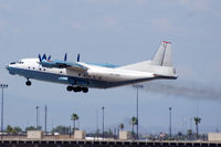 UR-CBG @ KPHX - Check out the dirt it leaves behind.  It's like a crop duster. - by Dave Turpie