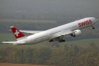 HB-JND @ LOWW - Brand new Swiss long hauler departing - by Hotshot
