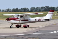 G-BIFY @ EGSH - Just landed at Norwich. - by Graham Reeve