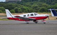 G-TTEC @ EGFH - Visiting Piper 6X aircraft. - by Roger Winser