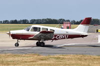 G-CBYU @ EGSH - Just landed at Norwich. - by Graham Reeve