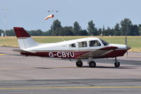 G-CBYU @ EGSH - Departing from Norwich. - by Graham Reeve