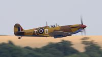 JG891 @ QFO - Taking off or a display at Flying Legends Airshow 14 July 2018 - by Chris Beresford