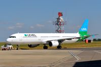 OE-LCF @ EGSH - Towed from spray shop with Level colour scheme. - by keithnewsome
