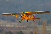 HB-OGA @ LSZG - late afternoon takeoff of this former (USAF) 44-80827 - by Grimmi