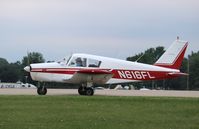 N616FL @ KOSH - Piper PA-28-140 - by Mark Pasqualino