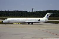 YU-ANG @ EDDK - McDonnell Douglas MD-82 - ZA ZAS ZAS Airlines of Egypt - 49379 - YU-ANG - 04.05.1990 - CGN - by Ralf Winter