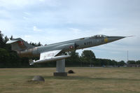 R-771 @ EKYT - Lockheed CF-104 Starfighter of the Royal Danish Air Force mounted on a pedestal at Aalborg Air Base, Denmark - by Van Propeller