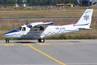 HB-LUN @ ENGM - Swiss Flight Services - by Jan Buisman
