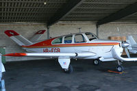 HB-EGB @ LSZG - In the shadow of its hangar at Grenchen. HB-registered from 1951-06-15. until 2010-04-08.
